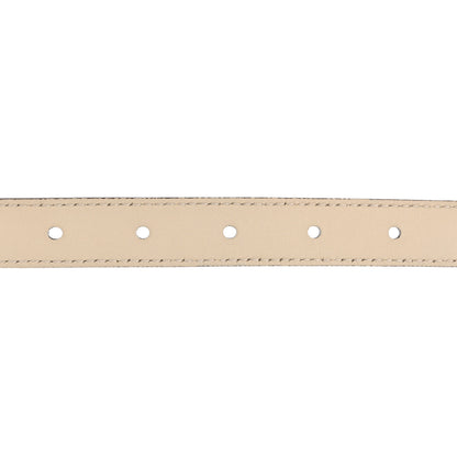 Gucci Calfskin Double G 20mm Belt 75 30 Mystic White 3 of 5