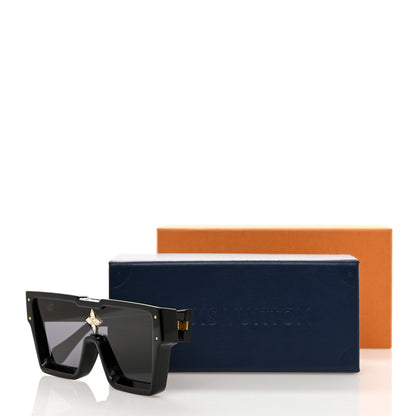 Louis Vuitton Acetate Swarovski Crystal Cyclone Sunglasses Z2053W Black 8 of 8