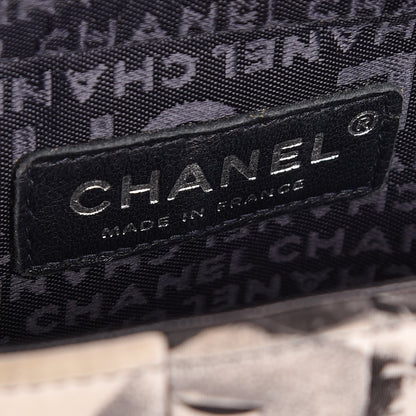 Chanel Lambskin Fabric Pleated Symbols Pochette Black 6 of 8