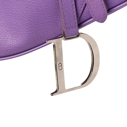 Christian Dior Calfskin Mini Saddle Bag Light Purple 10 of 10