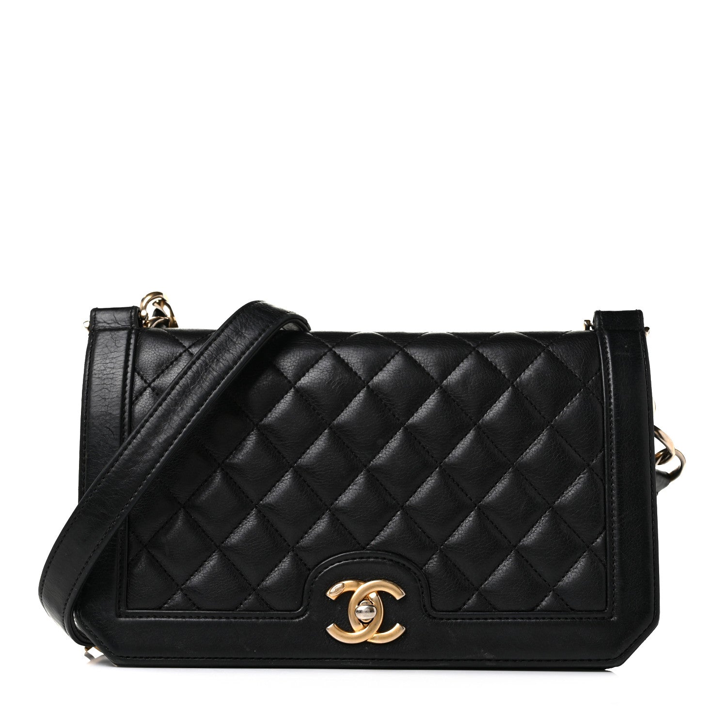 Chanel Grained Calfskin Quilted Medium Flap Black 1 of 10