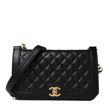 Chanel Grained Calfskin Quilted Medium Flap Black 1 of 10