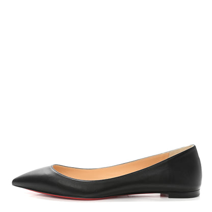 Christian Louboutin Shiny Nappa Ballalla Flats 37 Black 1 of 7