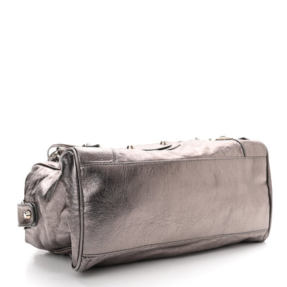 Balenciaga Agneau Classic Hardware Box Bag Metallic 5 of 15