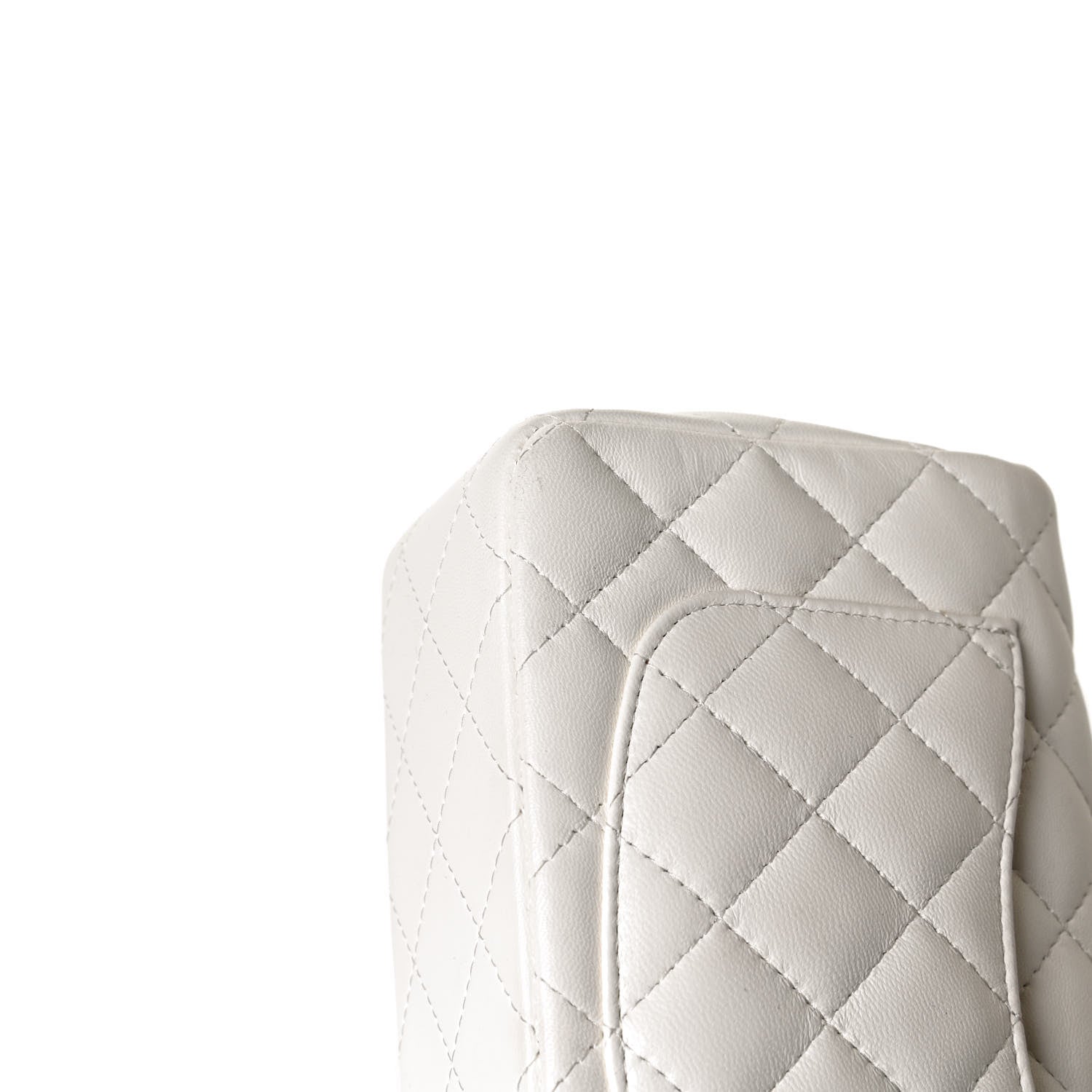 Chanel Lambskin Quilted Mini Rectangular Flap White 10 of 14
