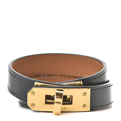 Hermes Box Kelly Double Tour Bracelet XS Black 1 of 7
