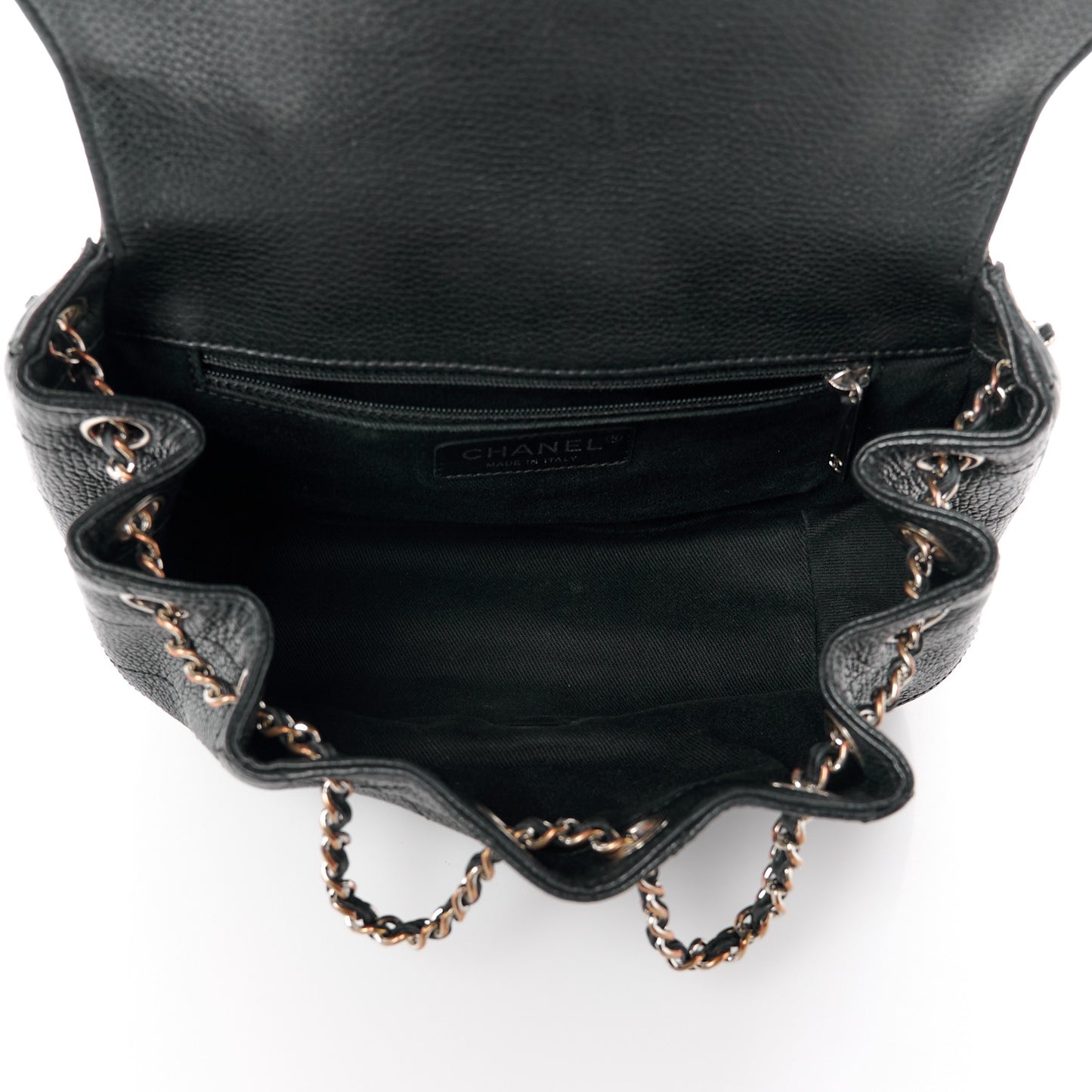 Calfskin Quilted Jungle Stroll Shoulder Bag Black