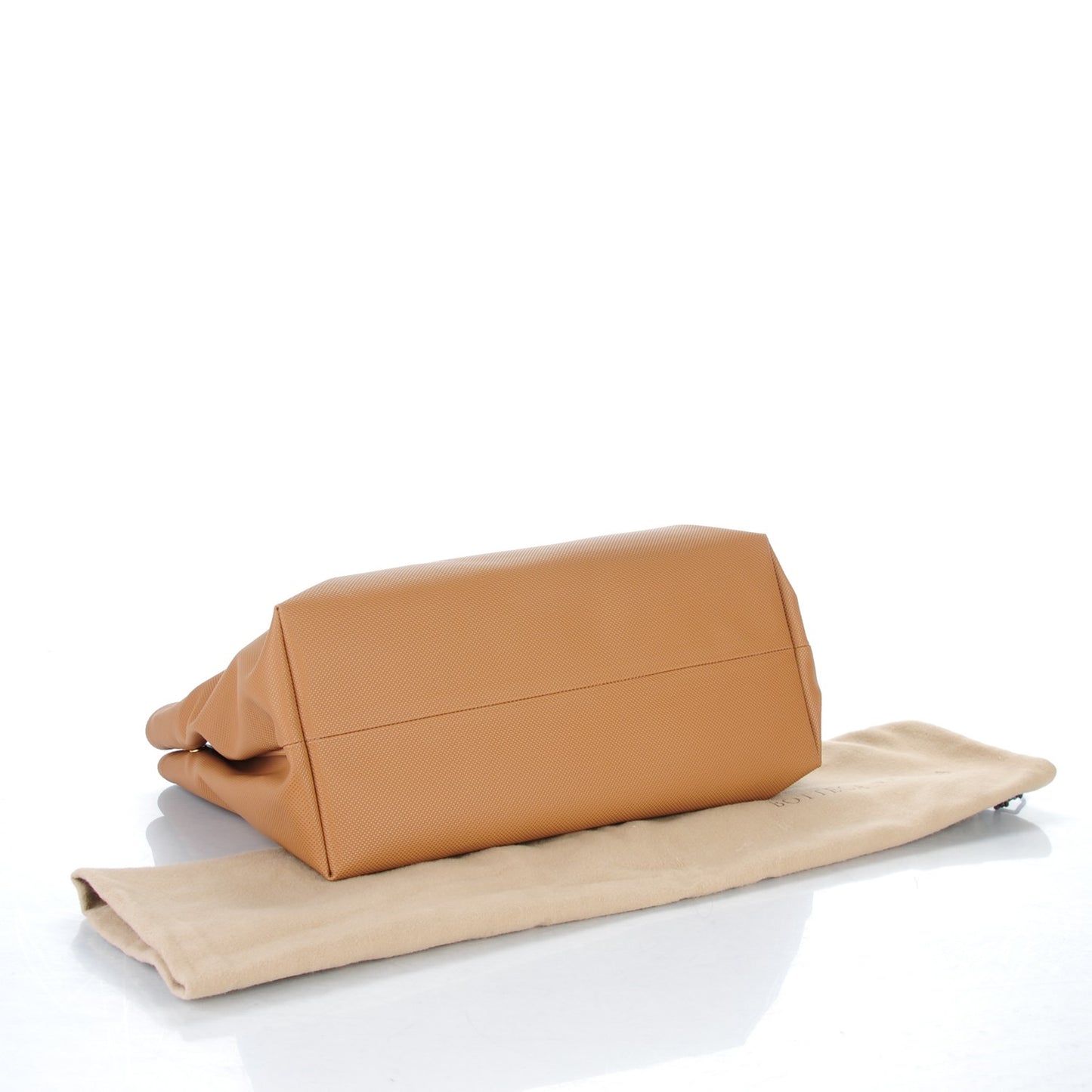 Rubberized Canvas Marco Polo Tote Brown