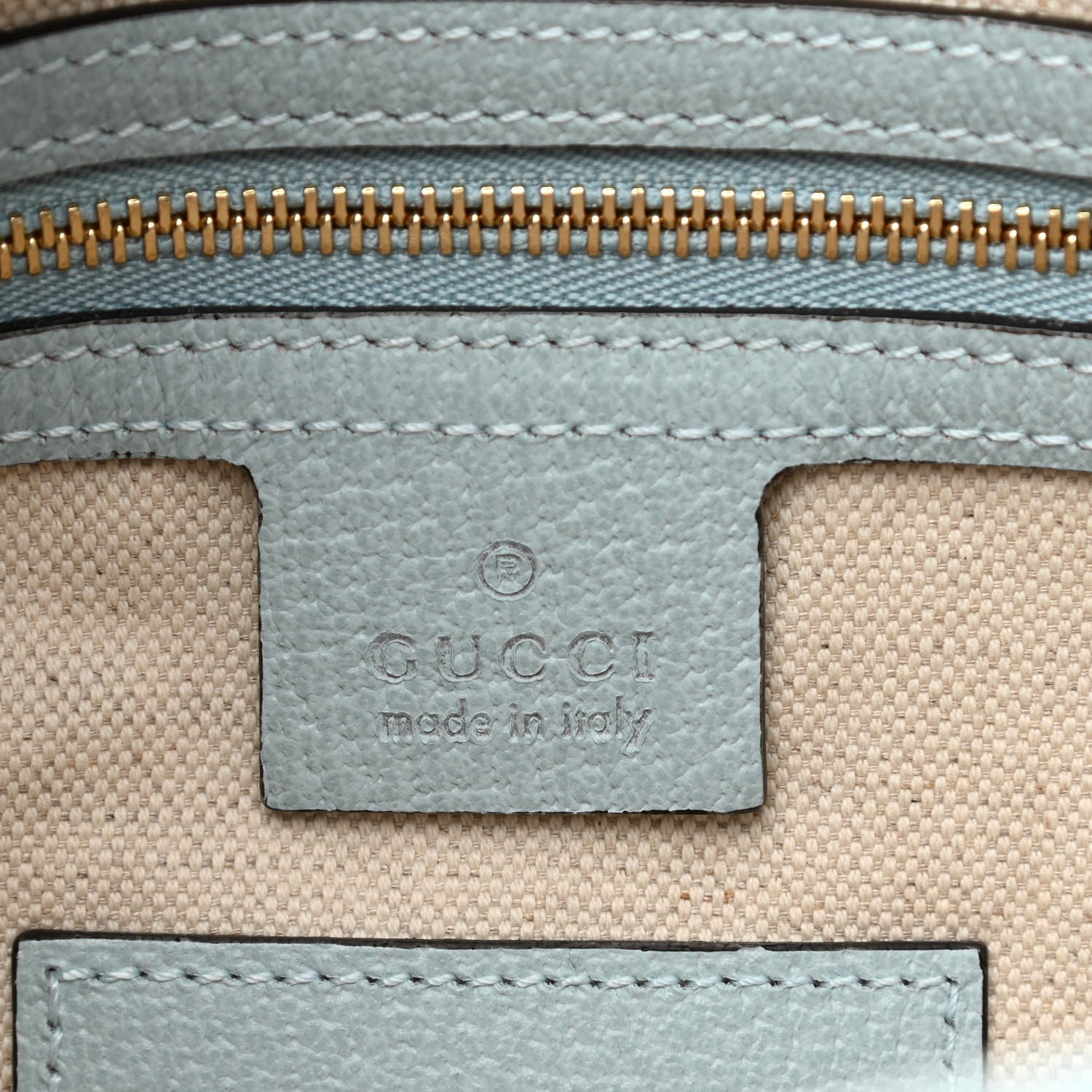 Gucci Canvas Flora Medium Jackie Hobo Light Blue 7 of 11