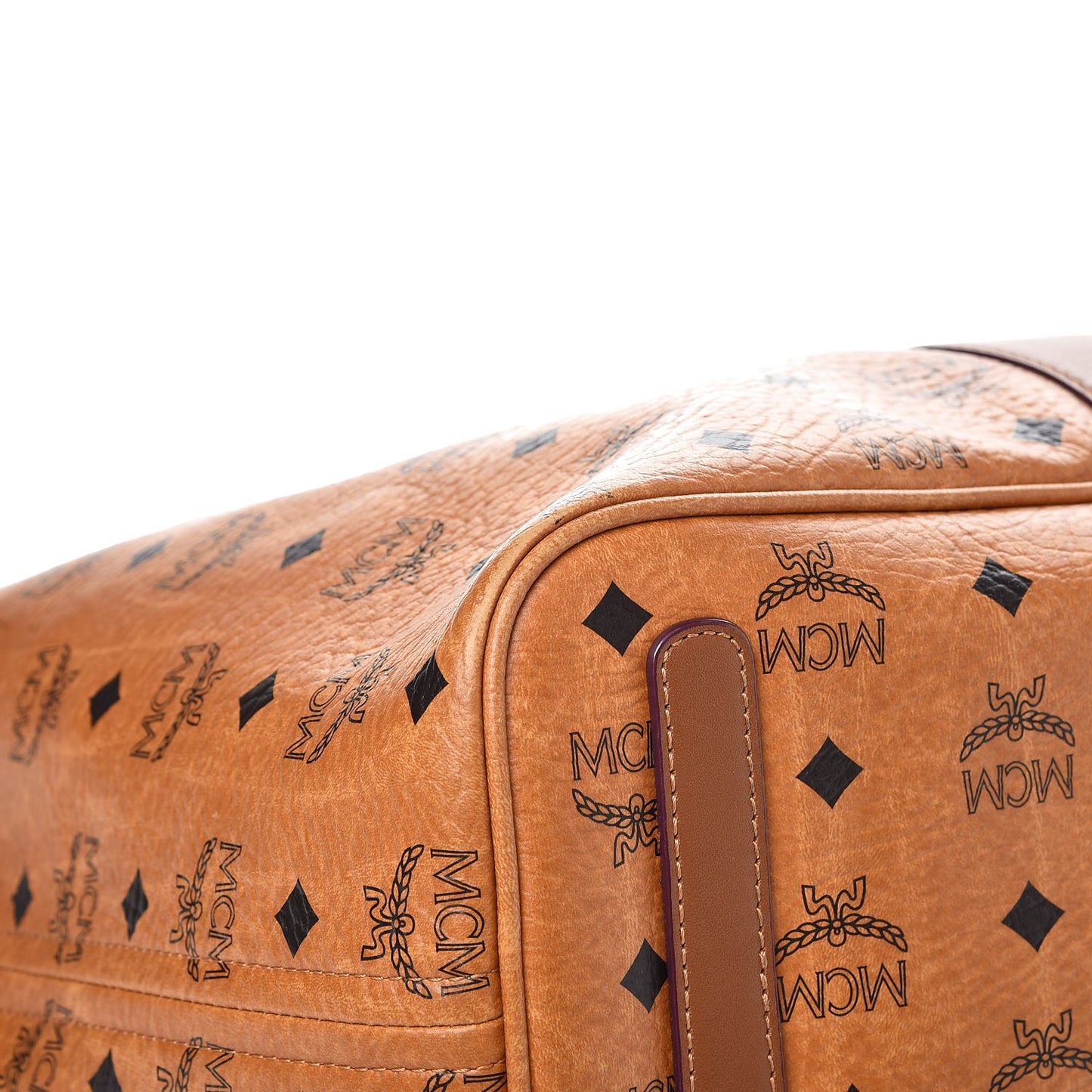 Visetos Medium Liz Reversible Shopper Tote Cognac