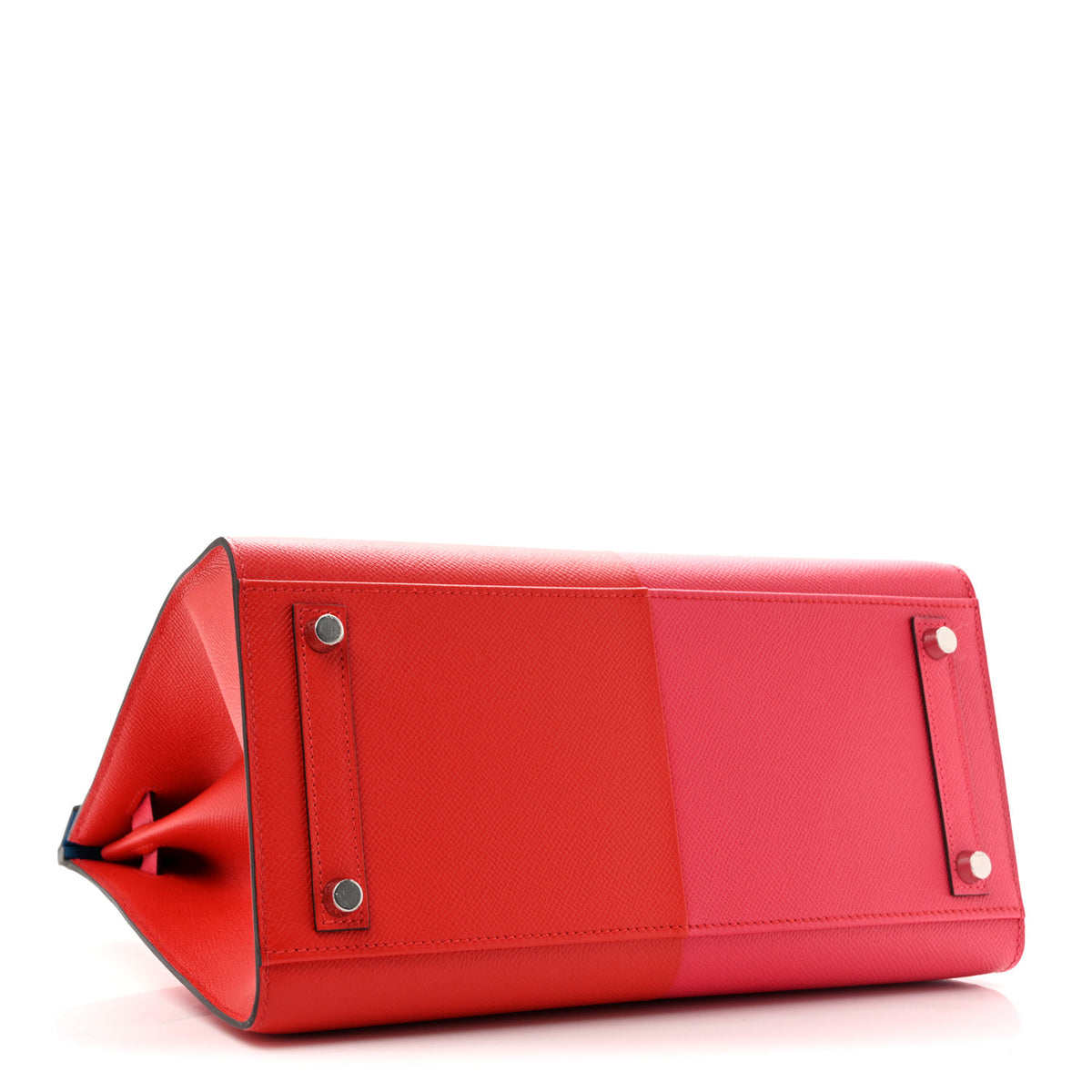 Hermes Epsom Casaque Birkin Sellier 30 Rouge Coeur Rose Extreme Bleu Zanzibar 4 of 11
