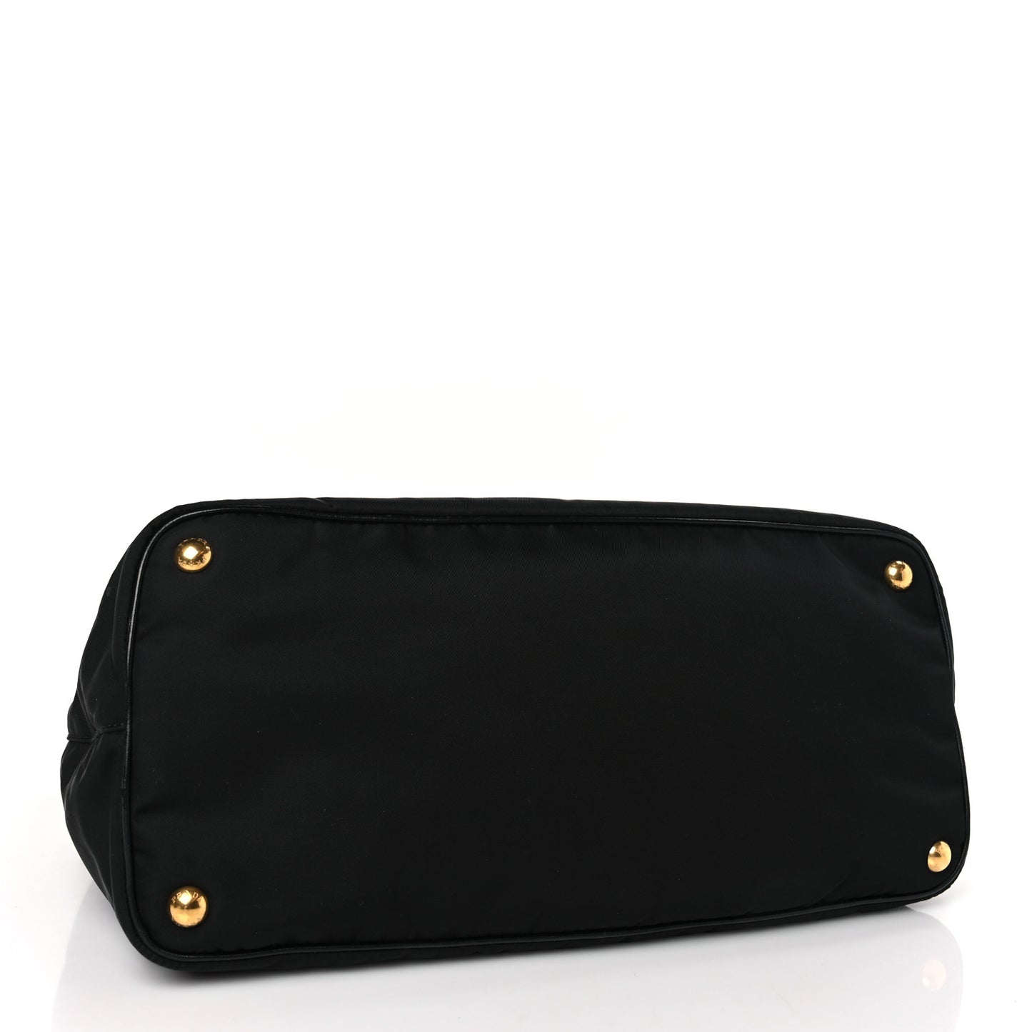 Tessuto Nylon Soft Calfskin Tote Black