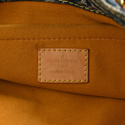 Louis Vuitton Monogram Denim Sac Plat Blue 6 of 11