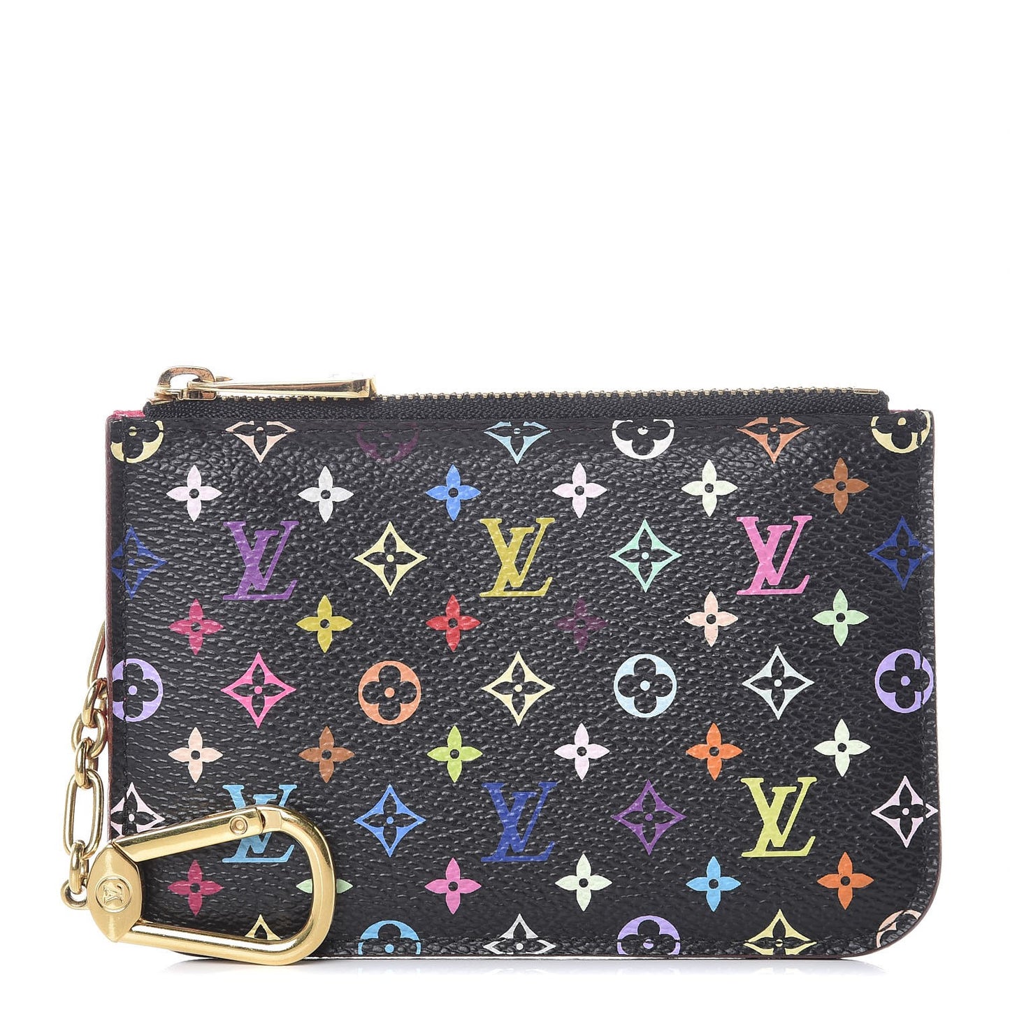 Monogram Multicolor Key Pouch Black Grenade