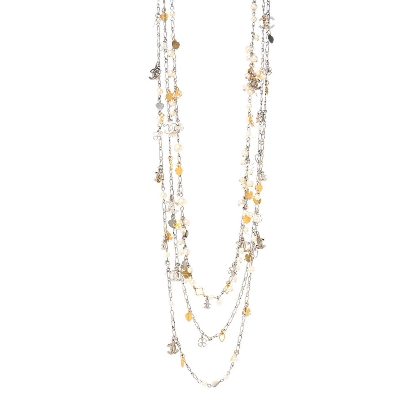 Multi Chain Lucky Symbols Necklace