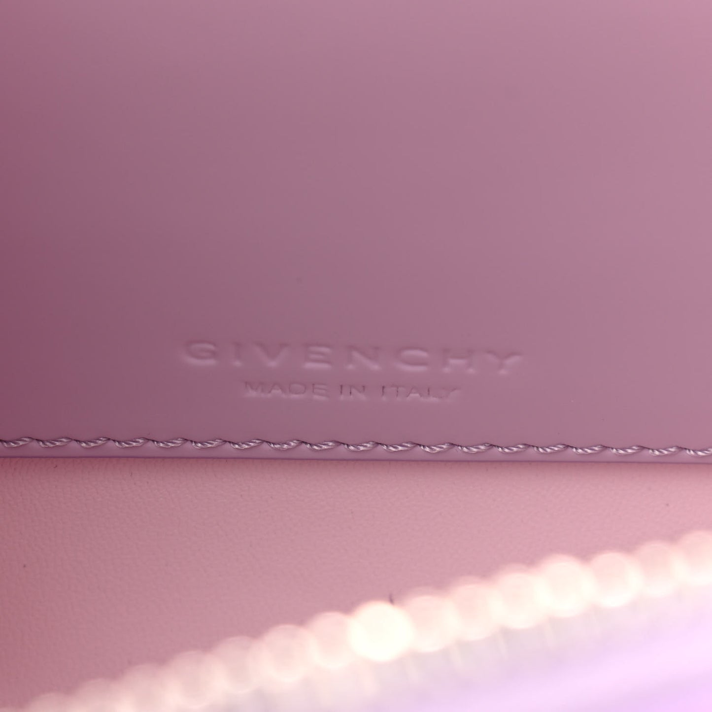 Patent Calfskin Mini Lock Antigona Shoulder Bag Lilac