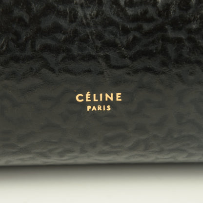 Celine Calfskin Astrakhan Embossed Small Belt Bag Black 5 of 9