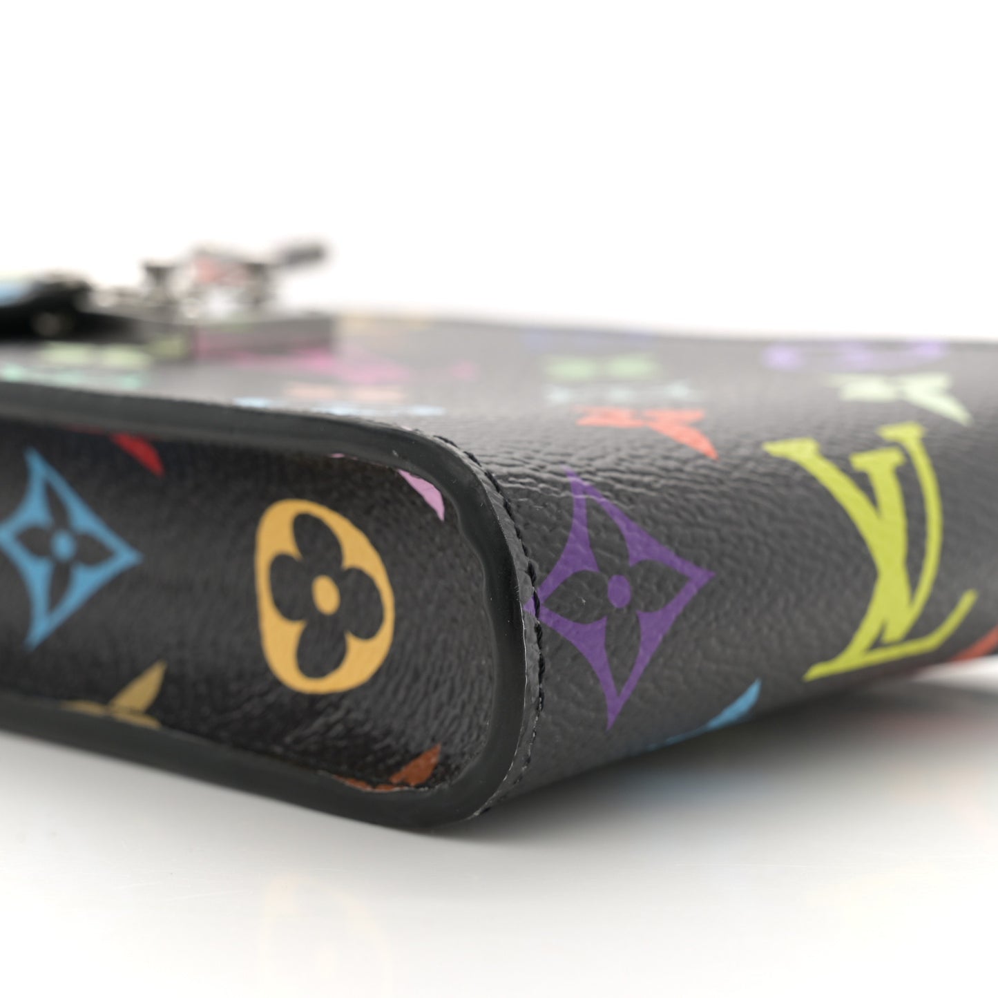 LV X TM Monogram Multicolor Phone Pouch Metis Black