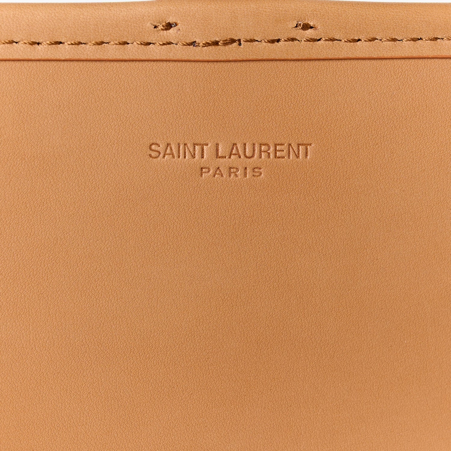 Saint Laurent Canvas All-Over Monogram Small Le Monogramme Satchel Beige Kaki Brown Gold 7 of 11