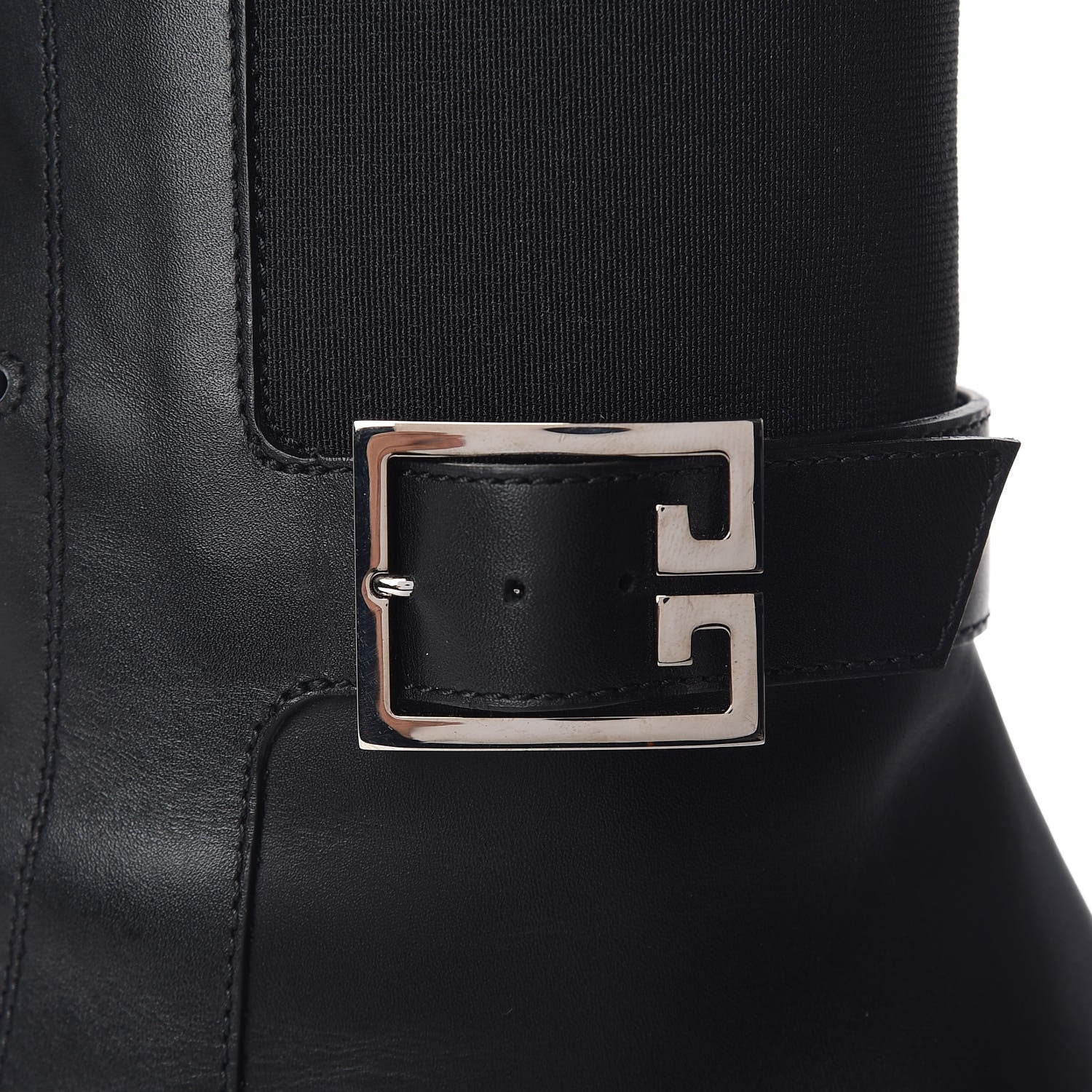 Givenchy Calfskin Suede Aviator Ankle Boots 41 Black 9 of 10