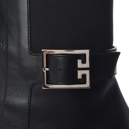 Givenchy Calfskin Suede Aviator Ankle Boots 41 Black 9 of 10