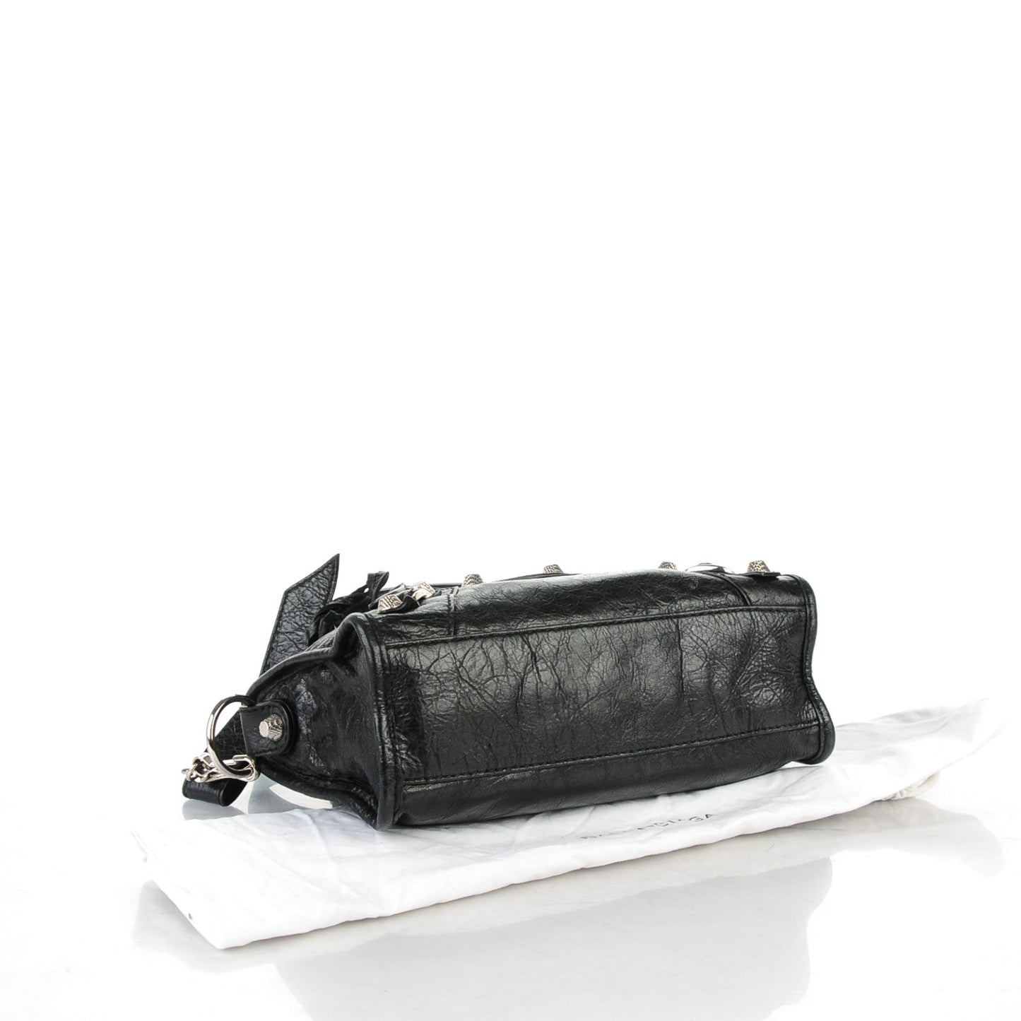 Agneau Giant 12 Silver Hardware Mini City Black