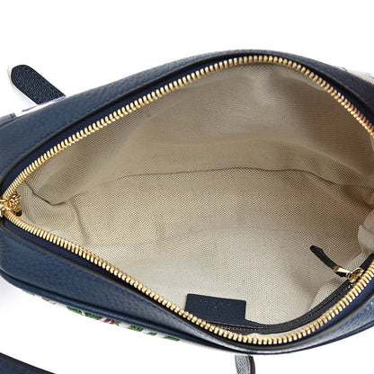 Gucci Canvas Flora Floral Shoulder Bag White Blue Agata Mulitcolor 4 of 10
