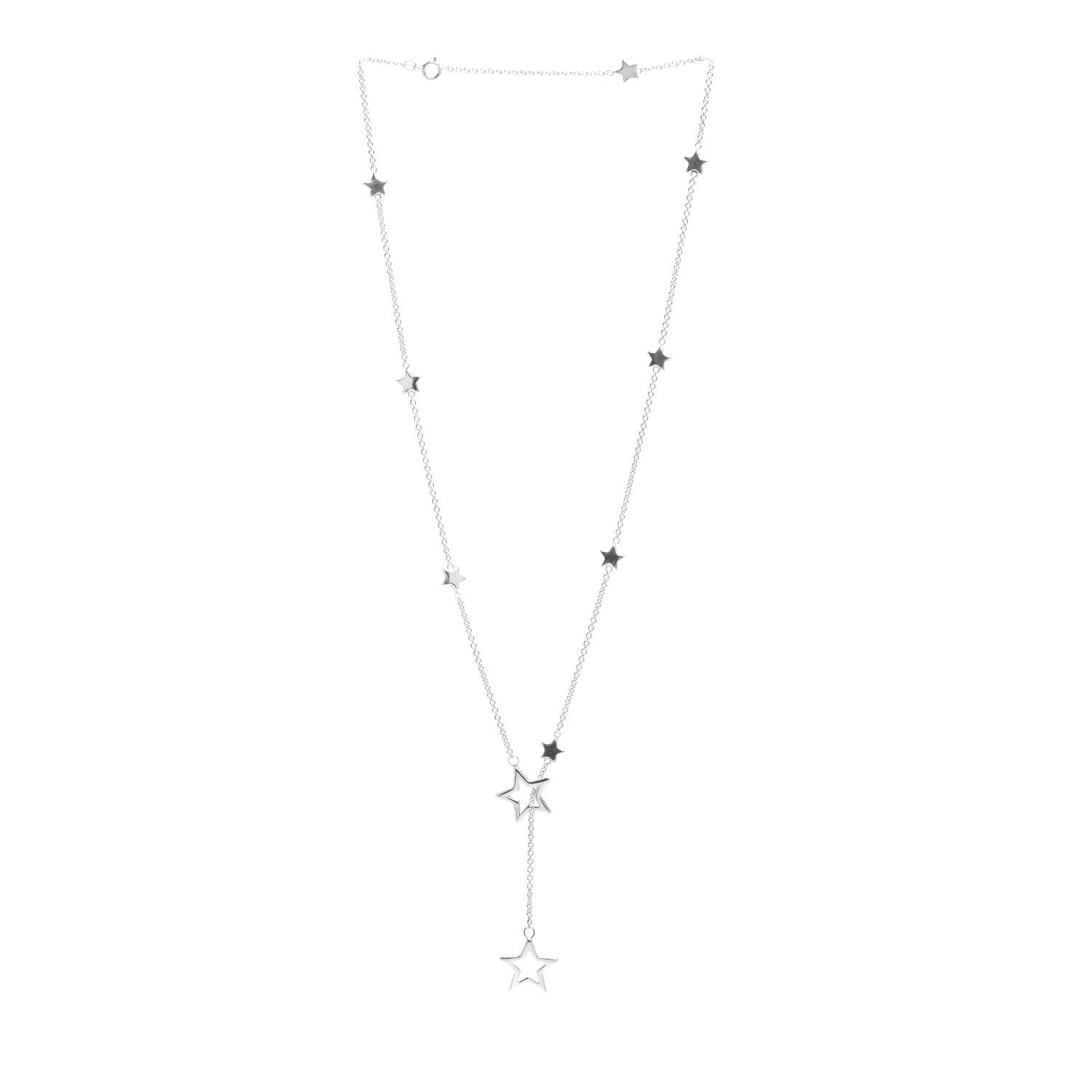 Tiffany Sterling Silver Star Lariat Necklace 3 of 5
