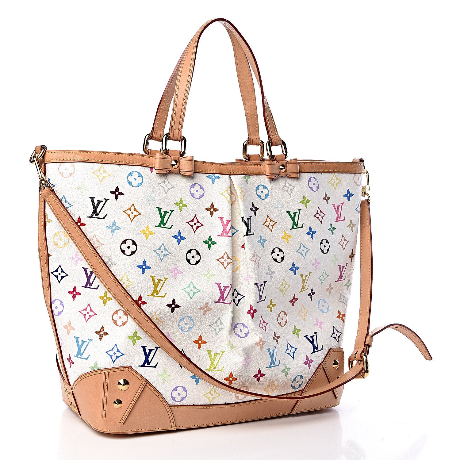 Louis Vuitton Monogram Multicolor Sharleen GM White 3 of 11