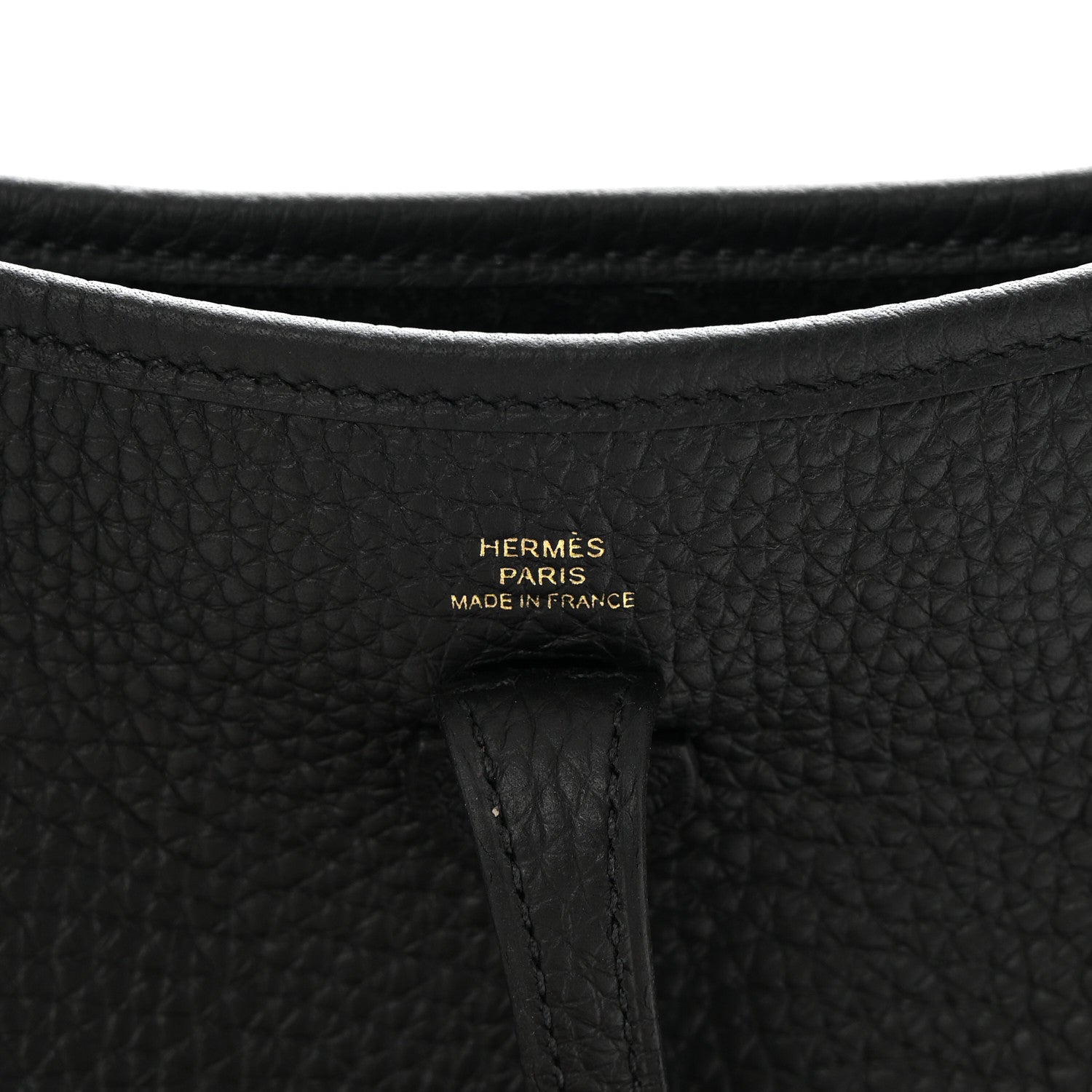 Hermes Taurillon Clemence Evelyne TPM Black 6 of 11