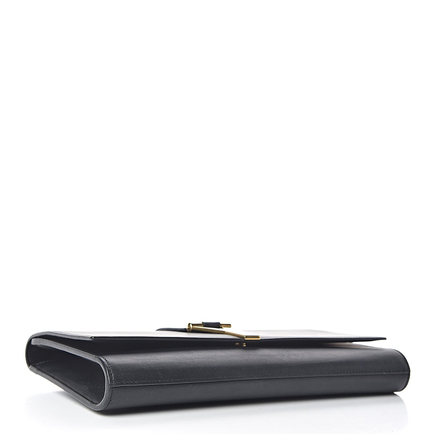 Calfskin Classic Y Ligne Clutch Black