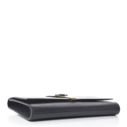 Saint Laurent Calfskin Classic Y Ligne Clutch Black 4 of 7