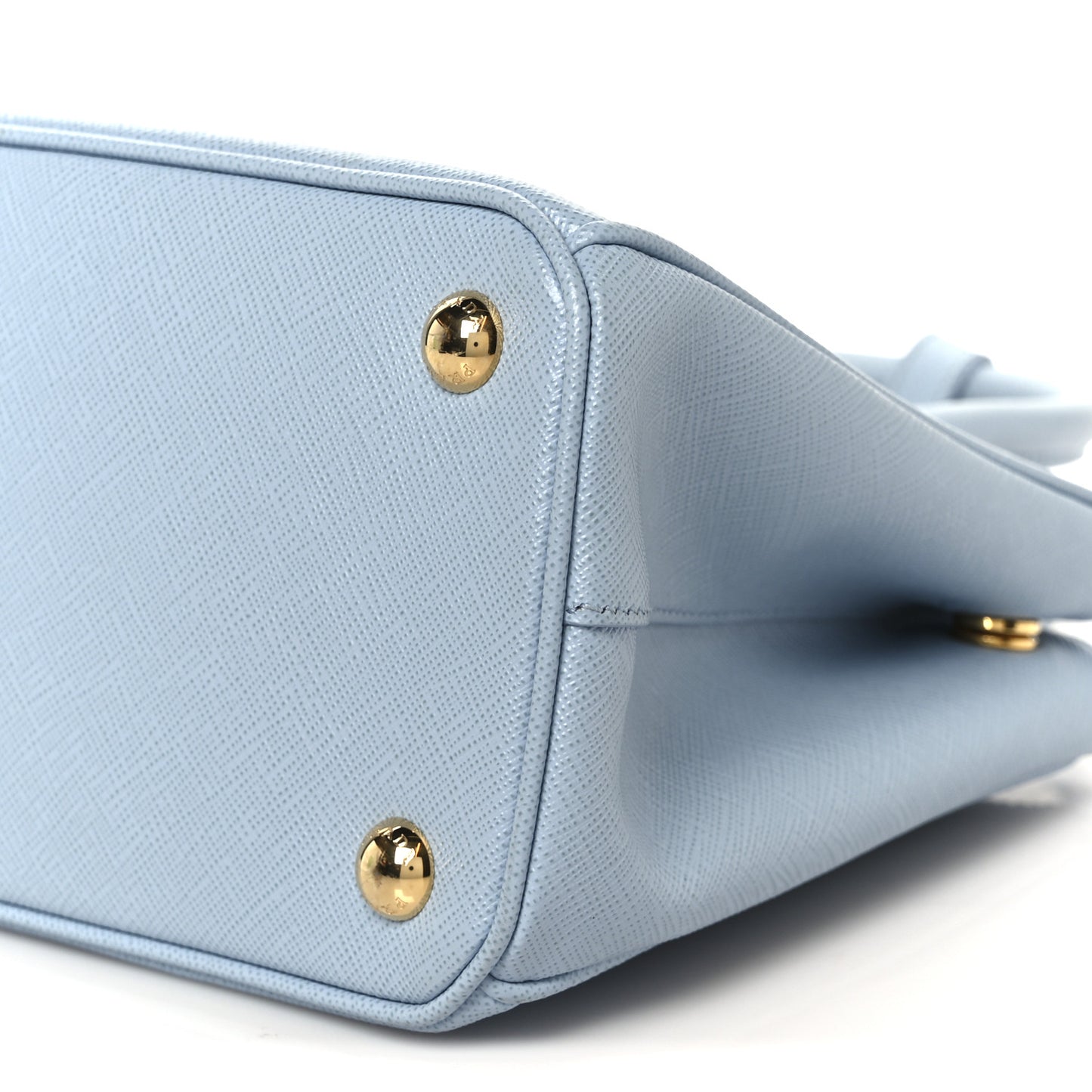 Saffiano Micro Galleria Double Zip Tote Astrale