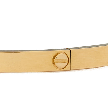 Cartier 18K Yellow Gold Small LOVE Bracelet 17 4 of 8