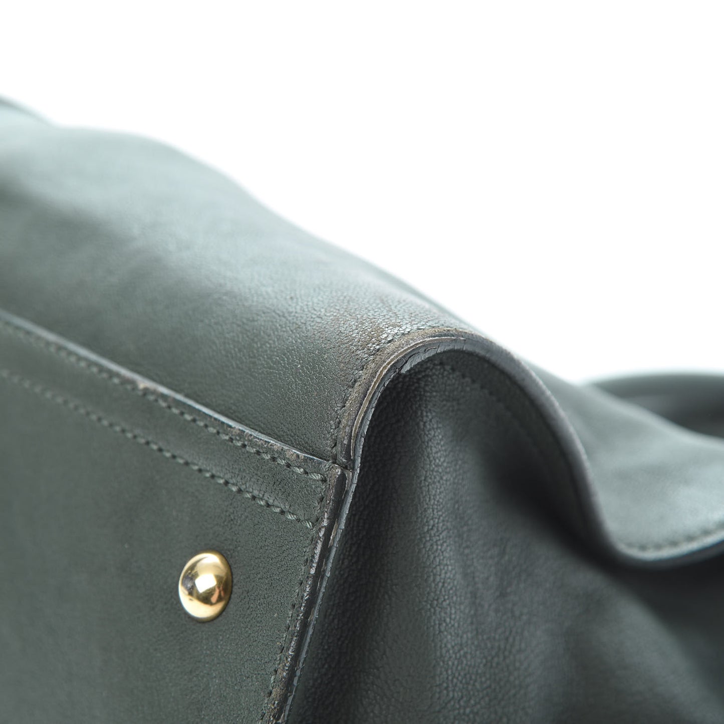 Calfskin Medium Classic Y Cabas Thyme