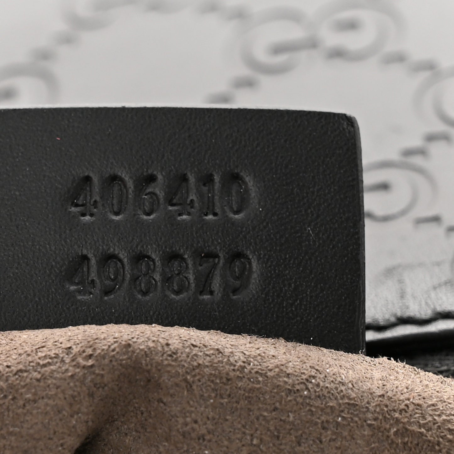 Guccissima Signature Small Messenger Bag Black