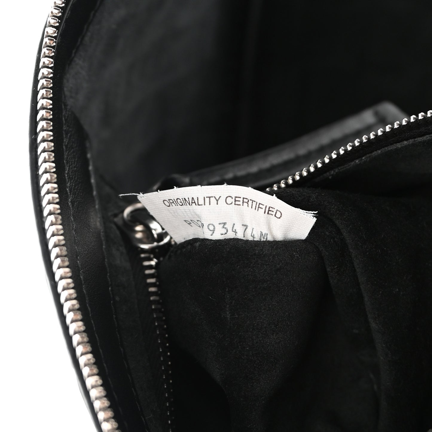 Calfskin Intrecciato Virgule Black