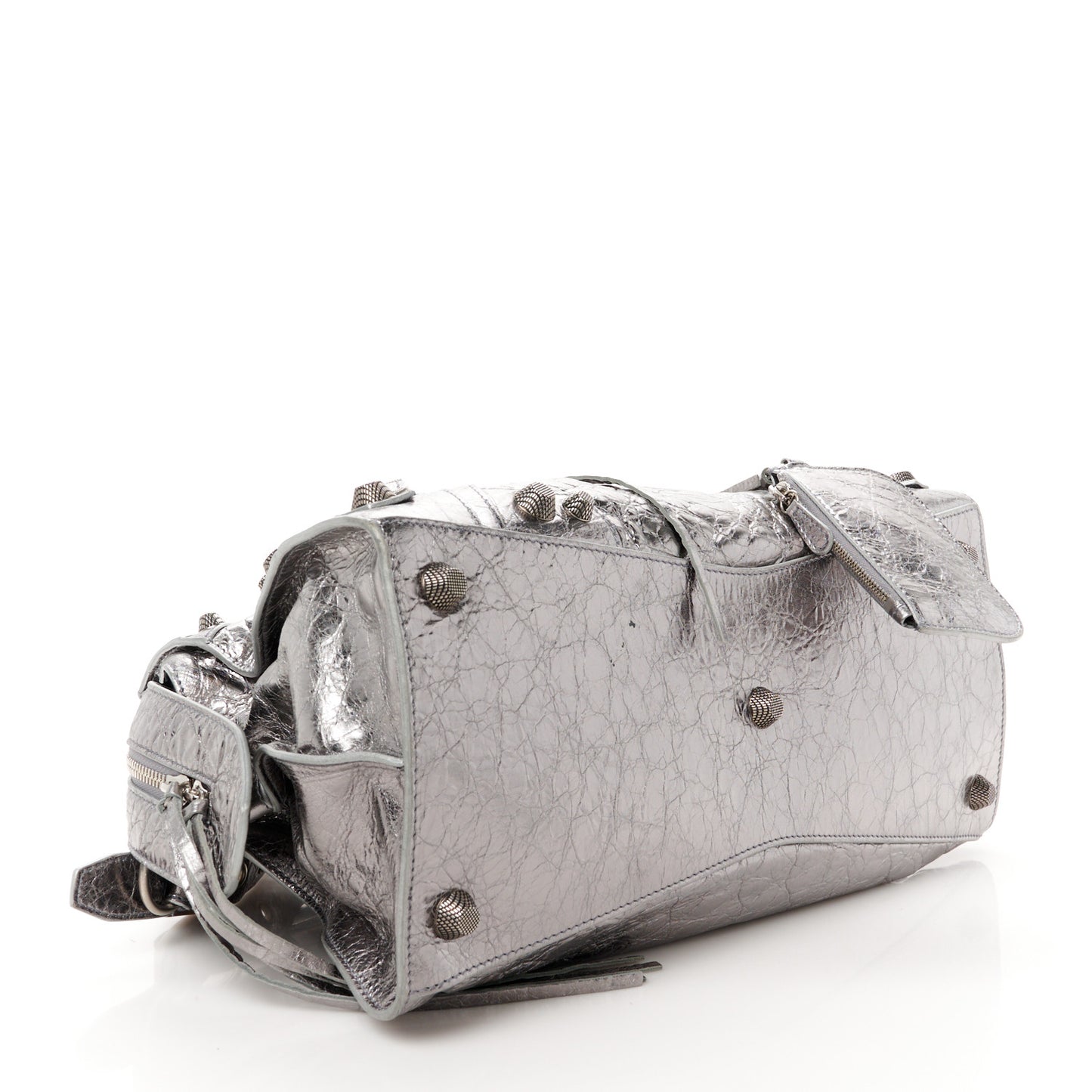 Metallic Agneau Arena Neo Cagole City Silver
