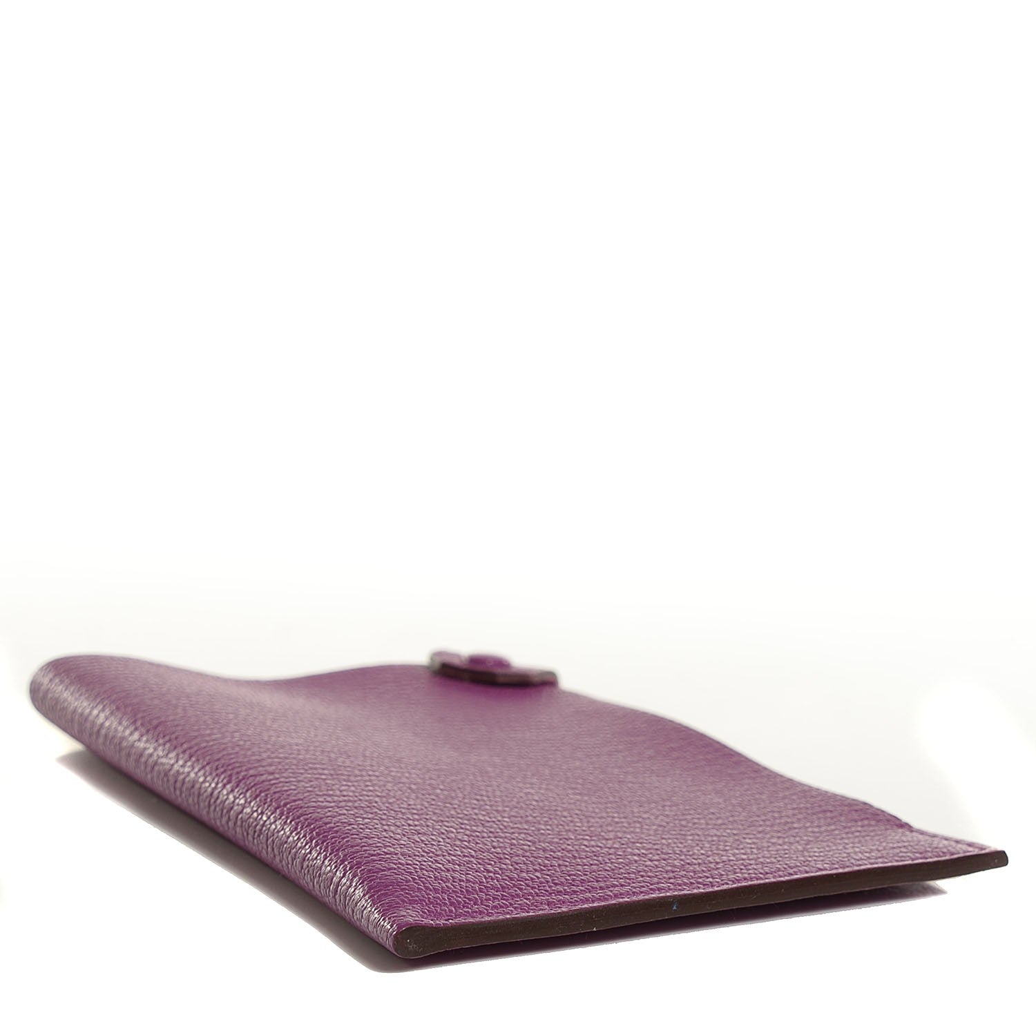 Hermes Chevre Mysore Tarmac PM Passport Holder Anemone 4 of 12