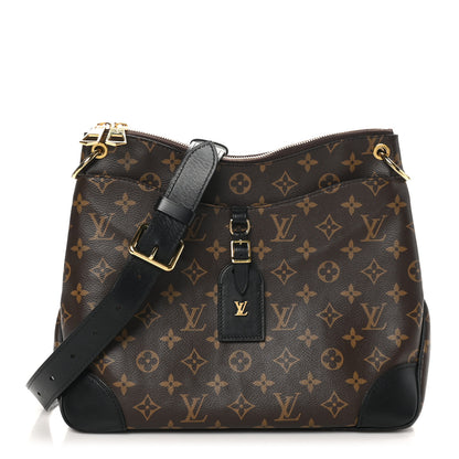 Louis Vuitton Monogram Odeon MM Black 1 of 9