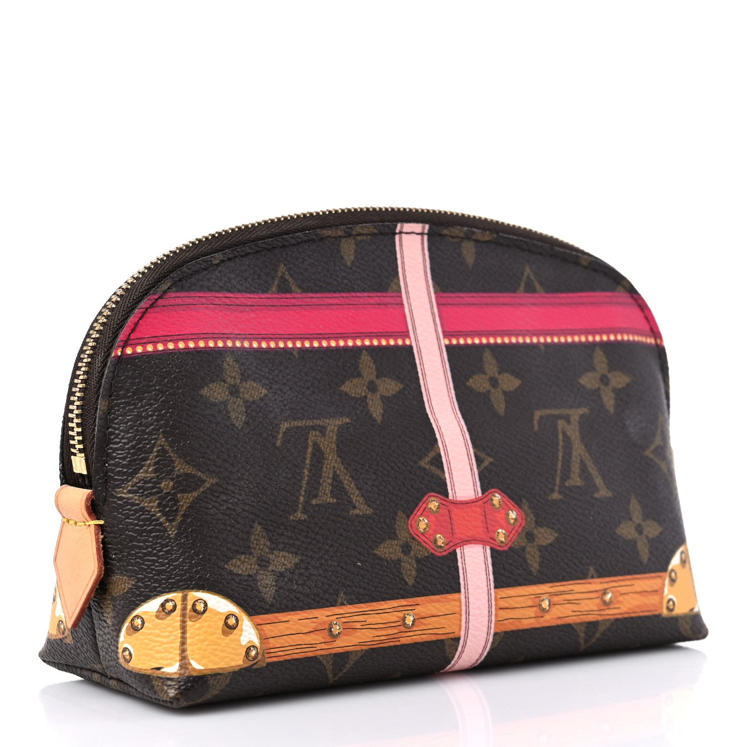 Louis Vuitton Monogram Summer Trunks Cosmetic Pouch PM 3 of 10