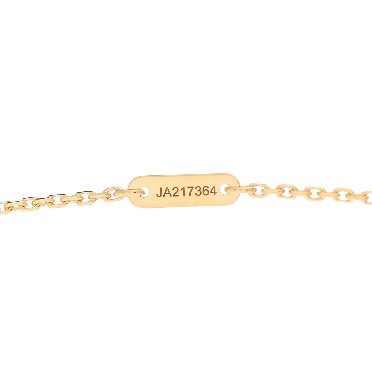 18K Yellow Gold Diamond Mini Frivole Pendant Pave Necklace