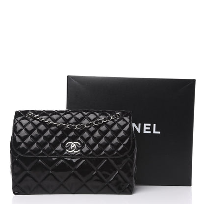 Chanel Vinyl Quilted In the Business Flap Bag Black 12 of 12