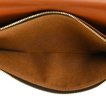 Celine Triomphe Canvas Lambskin Wallet On Strap Tan 5 of 14