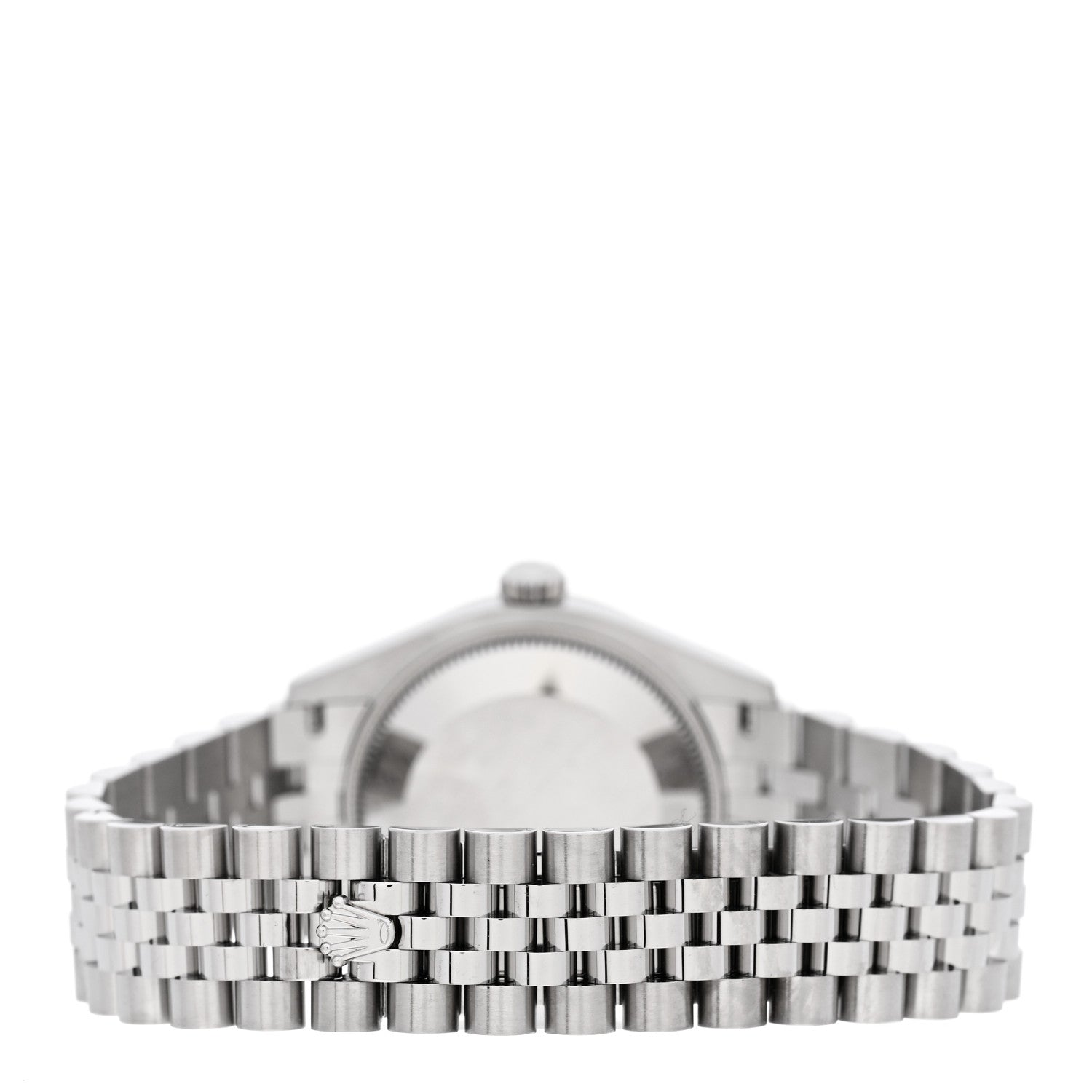 Rolex Stainless Steel 18K White Gold Diamond 31mm Oyster Perpetual Datejust Watch Dark Grey Roman 278274 3 of 5