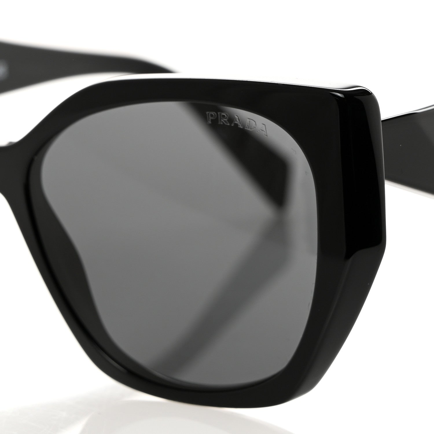 Prada Acetate Symbole Sunglasses SPR 19Z Black 7 of 8