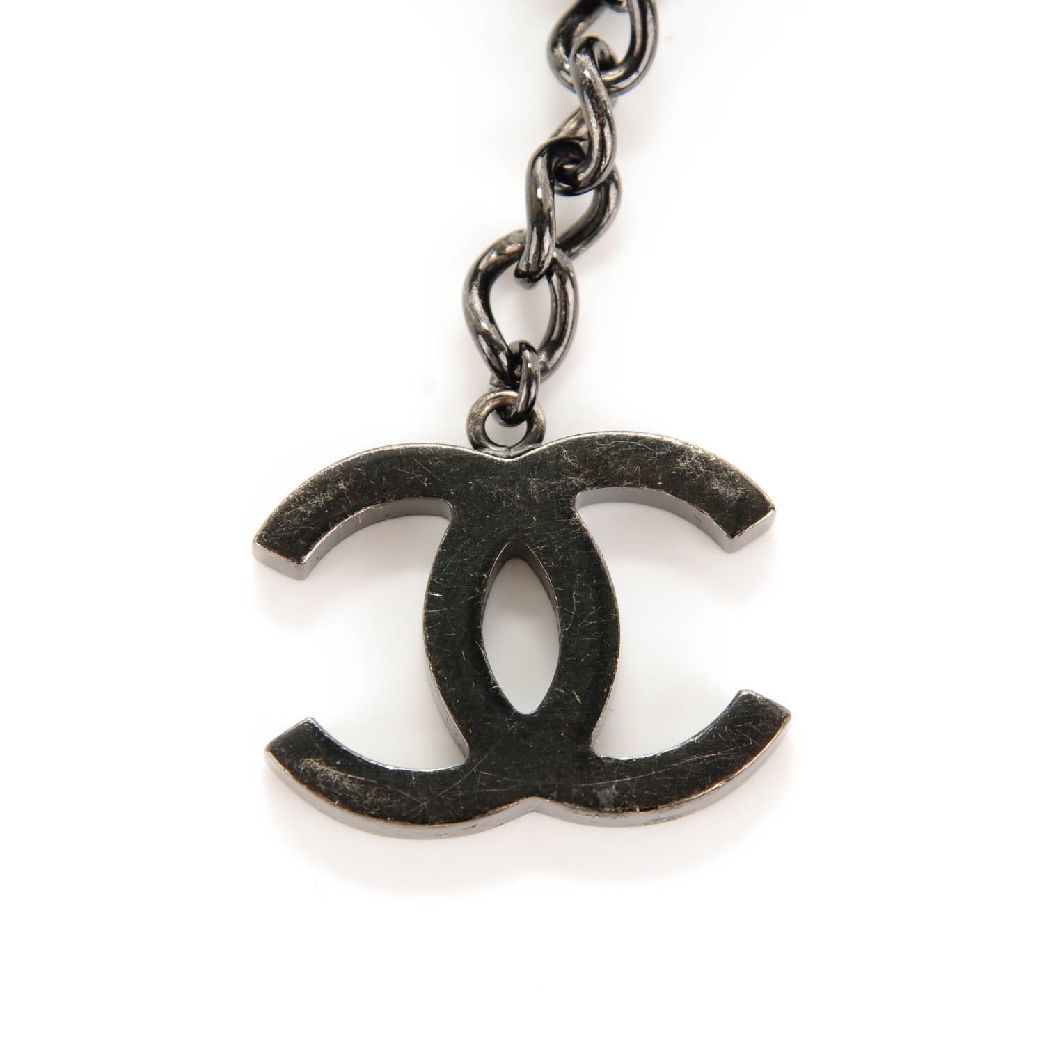 Chanel Pearl Bead CC Multistrand Bracelet Black 4 of 5