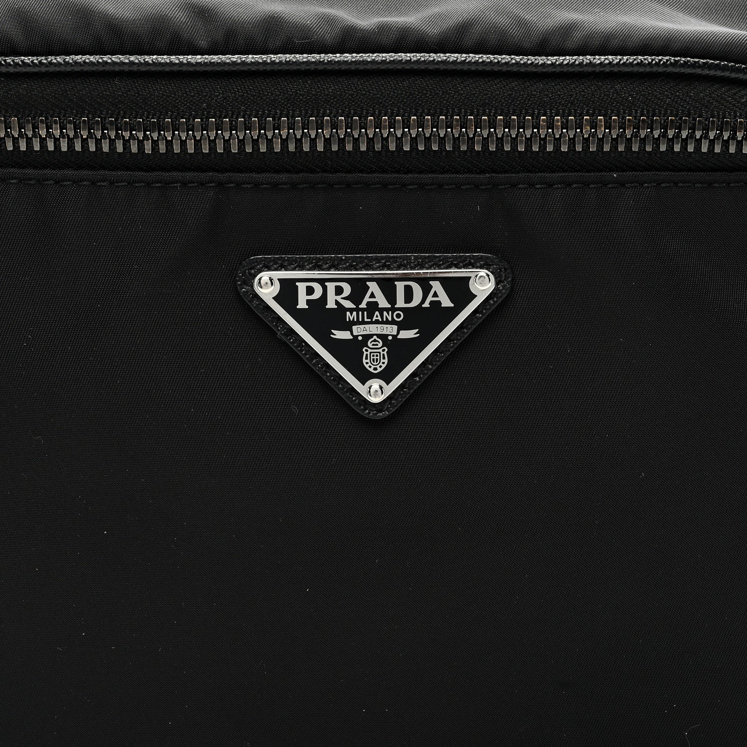 Prada Re-Nylon Saffiano Belt Bag Black 7 of 9