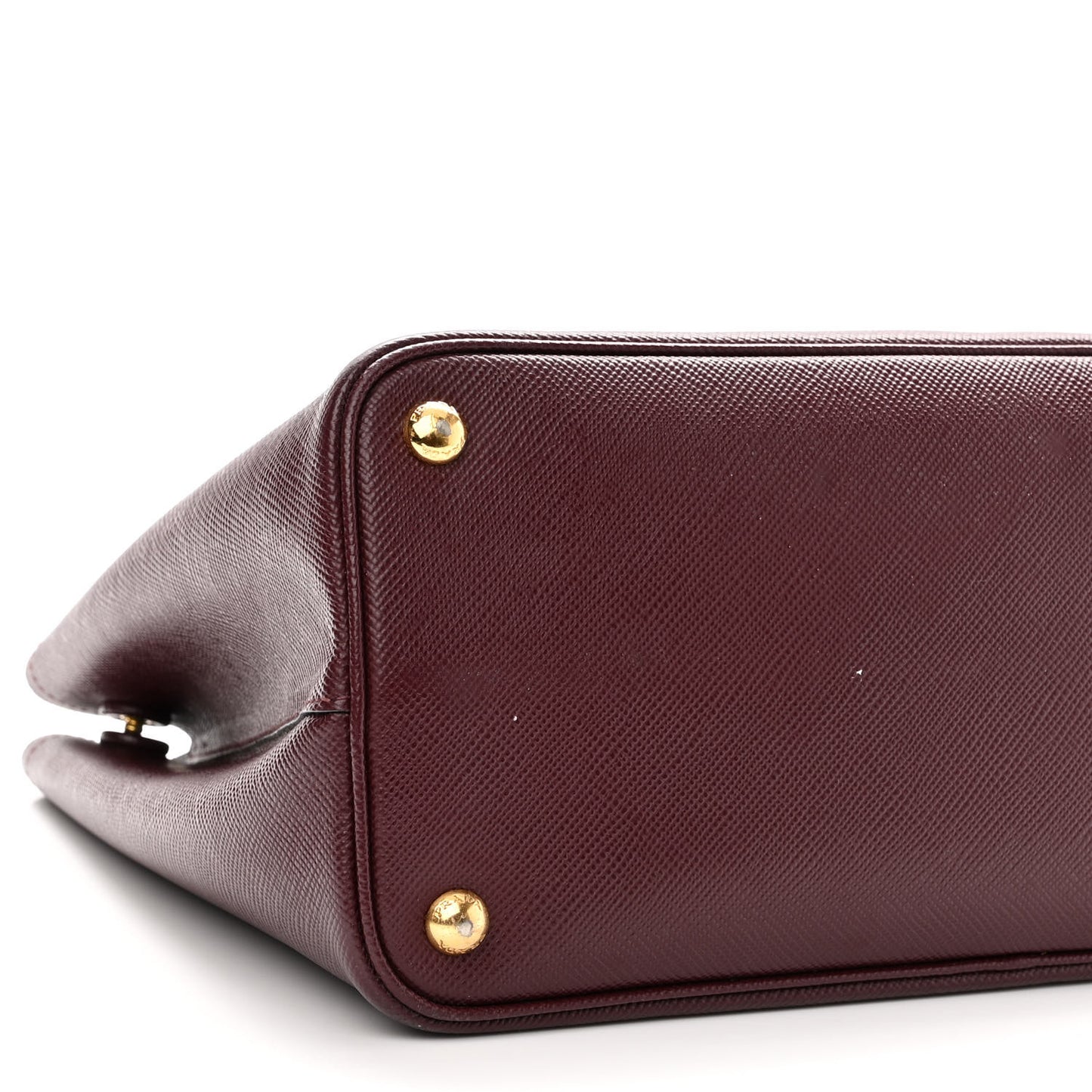Saffiano Cuir Medium Double Bag Granato Marmo