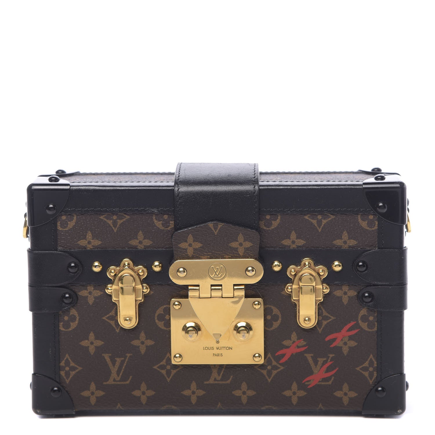 Louis Vuitton Monogram Petite Malle Black 1 of 9
